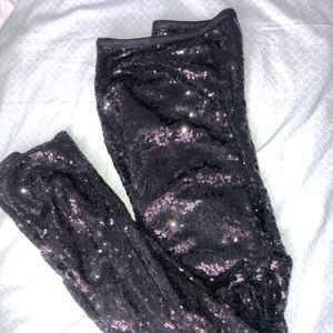 Black Sparkley Pants